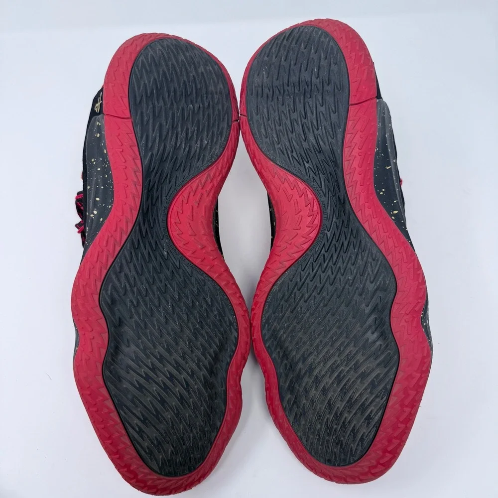 Adidas Dame 7 EXTPLY Shoes Basketball Red Gold Men Sz 12‎ Chinese NewYear